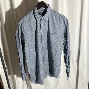 Jon Randle Collection Men's Blue Checkered Shirt